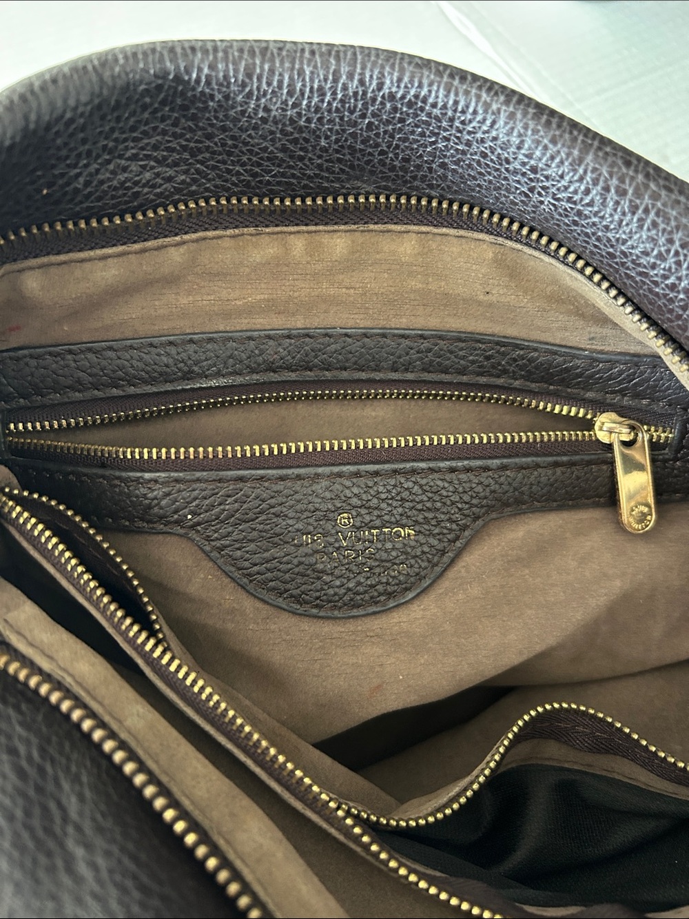 Beautiful Brown Checker Canvas Shoulder Bag with - Picture 15 of 17